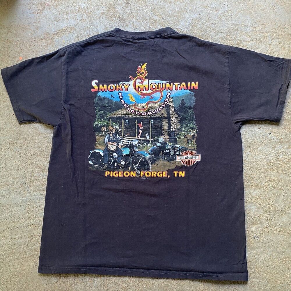 Harley Davidson t Shirt Mens Size Large PIGEON FORGE, TN